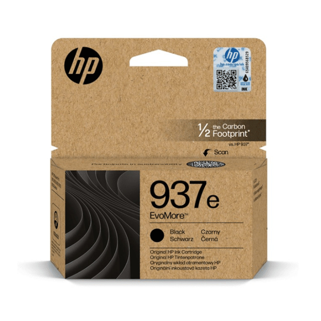HP 937e EvoMore Black High Capacity Ink Cartridge
